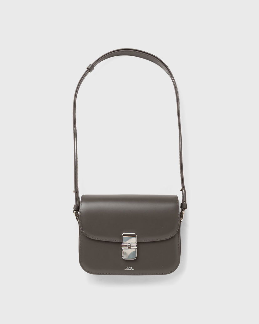 Taška cez rameno A.P.C. Grace Small Shoulder Bag Šedá | PXBVN-F61413-LAM