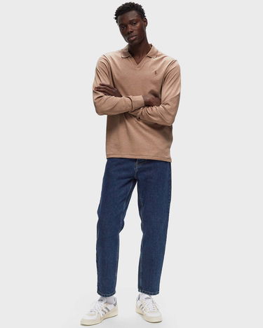 Polo tričko Polo by Ralph Lauren Polo Ralph Lauren LONG SLEEVE-POLO SHIRT men Béžová | 710922252006, 1