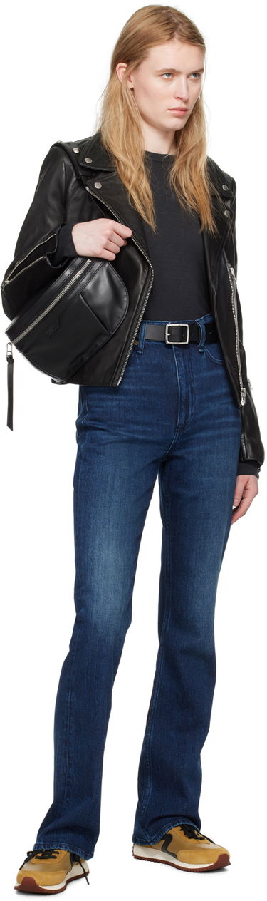 Bunda rag & bone rag & bone Mack Leather Jacket Čierna | WAW19F4047LP41, 3