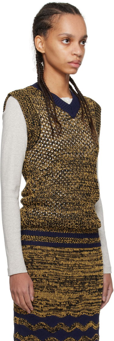 Sveter Wales Bonner Wales Bonner Shade Knit Vest Žltá | US25KN31-KN04-5190, 1