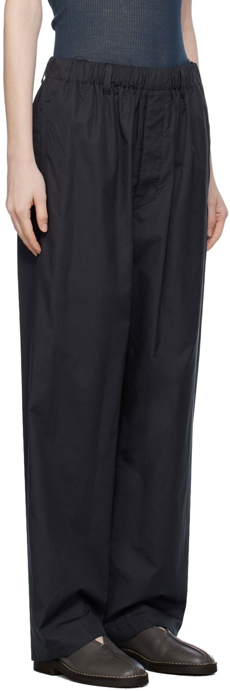 Nohavice LEMAIRE Lemaire Exclusive Elastic Waist Trousers Čierna | PA1047 LF839, 1