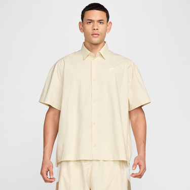 Košeľa Nike Nike Club Short Sleeve Button-Up Shirt Béžová | HJ2026-234, 2