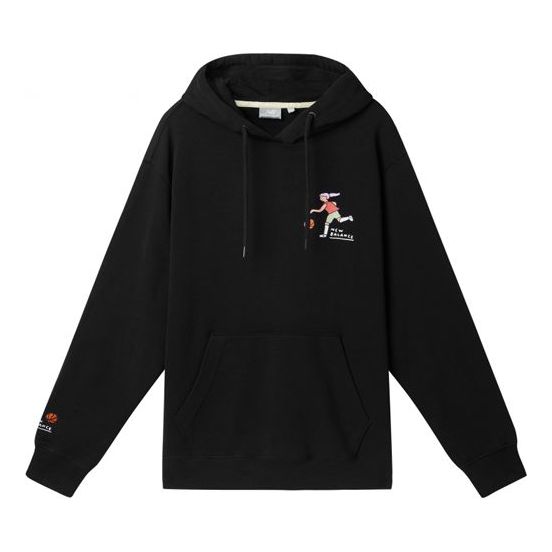 Mikina New Balance Printed Hoodie with Basketball Design Čierna | NCA47112-BK