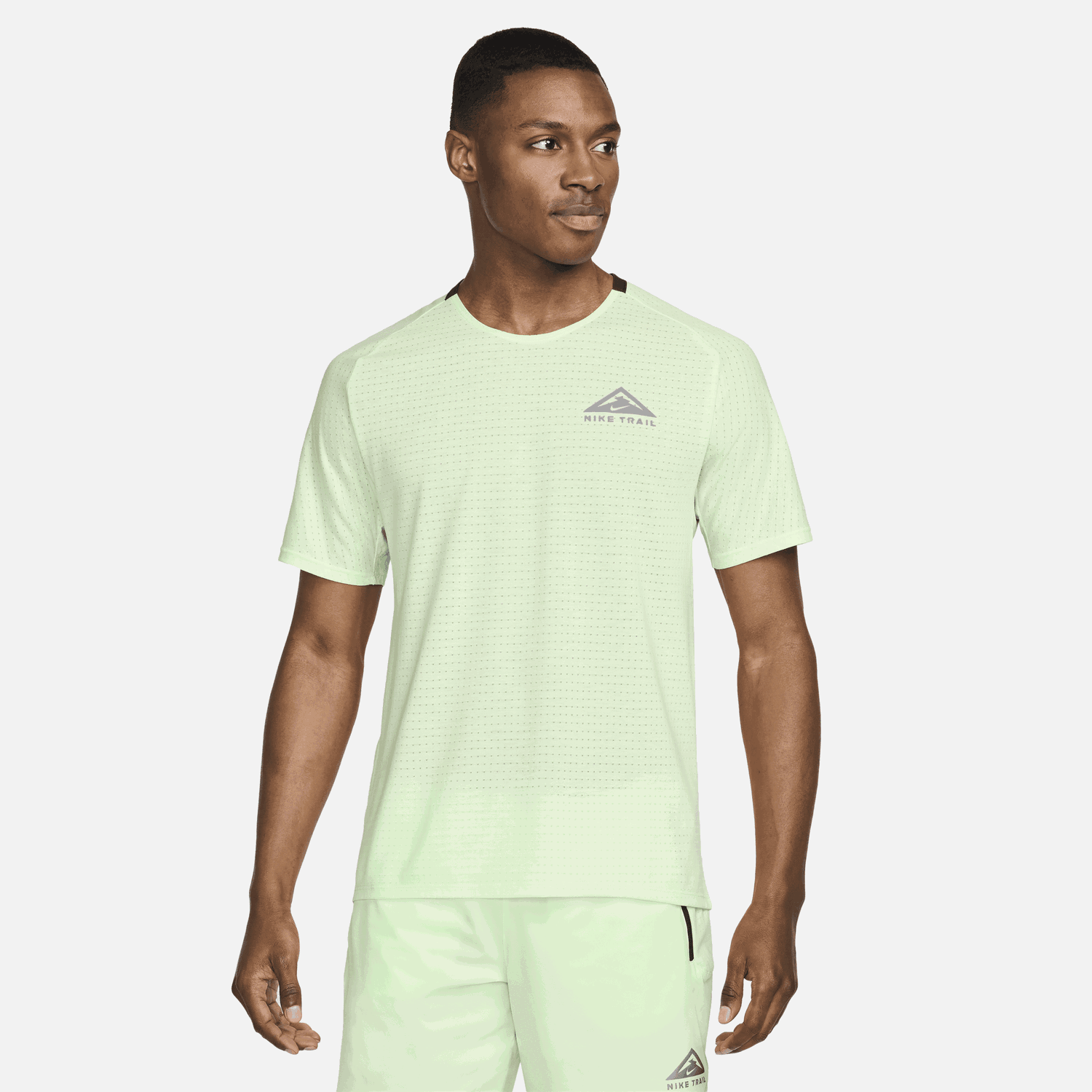 Tričko Nike Trail Solar Chase Dri-FIT Zelené | DV9305-376, 0