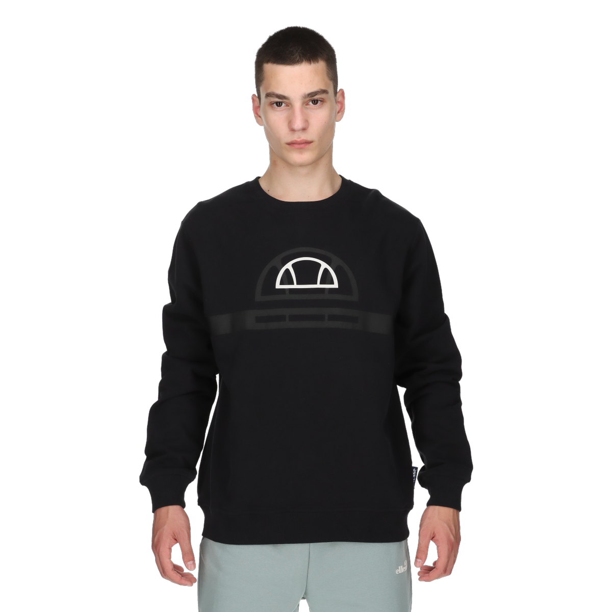 Mikina Ellesse Men's Crewneck Sweatshirt Čierna | ELA253M601-01, 0