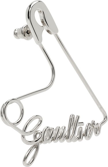 Náušnice Jean Paul Gaultier Gaultier The Heart Safety Pin Single Earring Metalická | 25/04-W-JW036-X053-91, 1