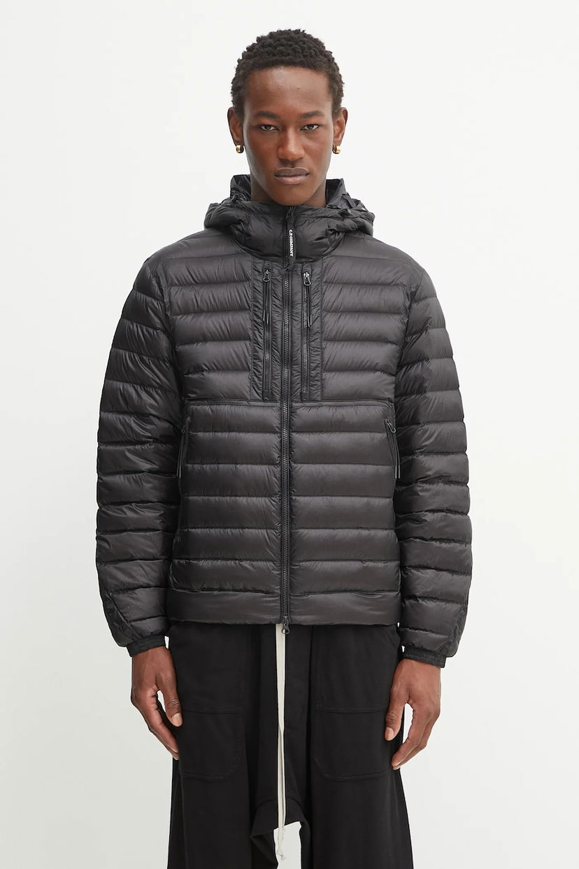 Prešívaná bunda C.P. Company C.P. Company Hooded Down Jacket Čierna | 19CMOW031A110416A