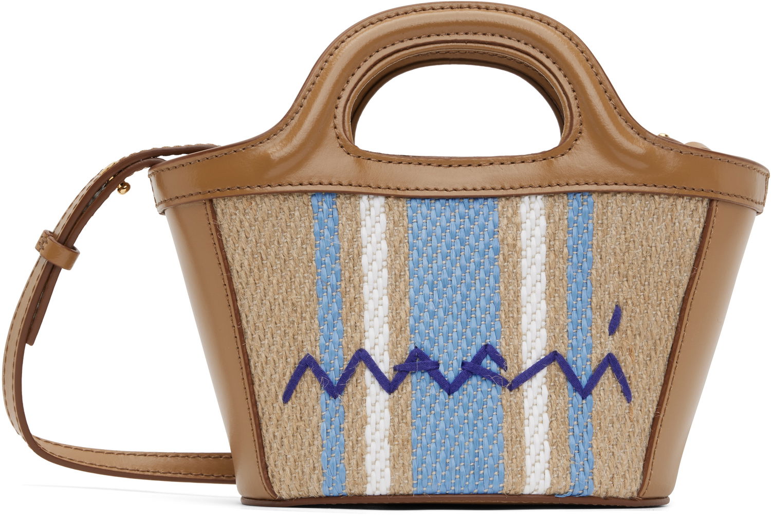 Kabelka Marni Marni Tropicalia Micro Tote Bag Hnedá | BMMP0067Q7 P8181, 0