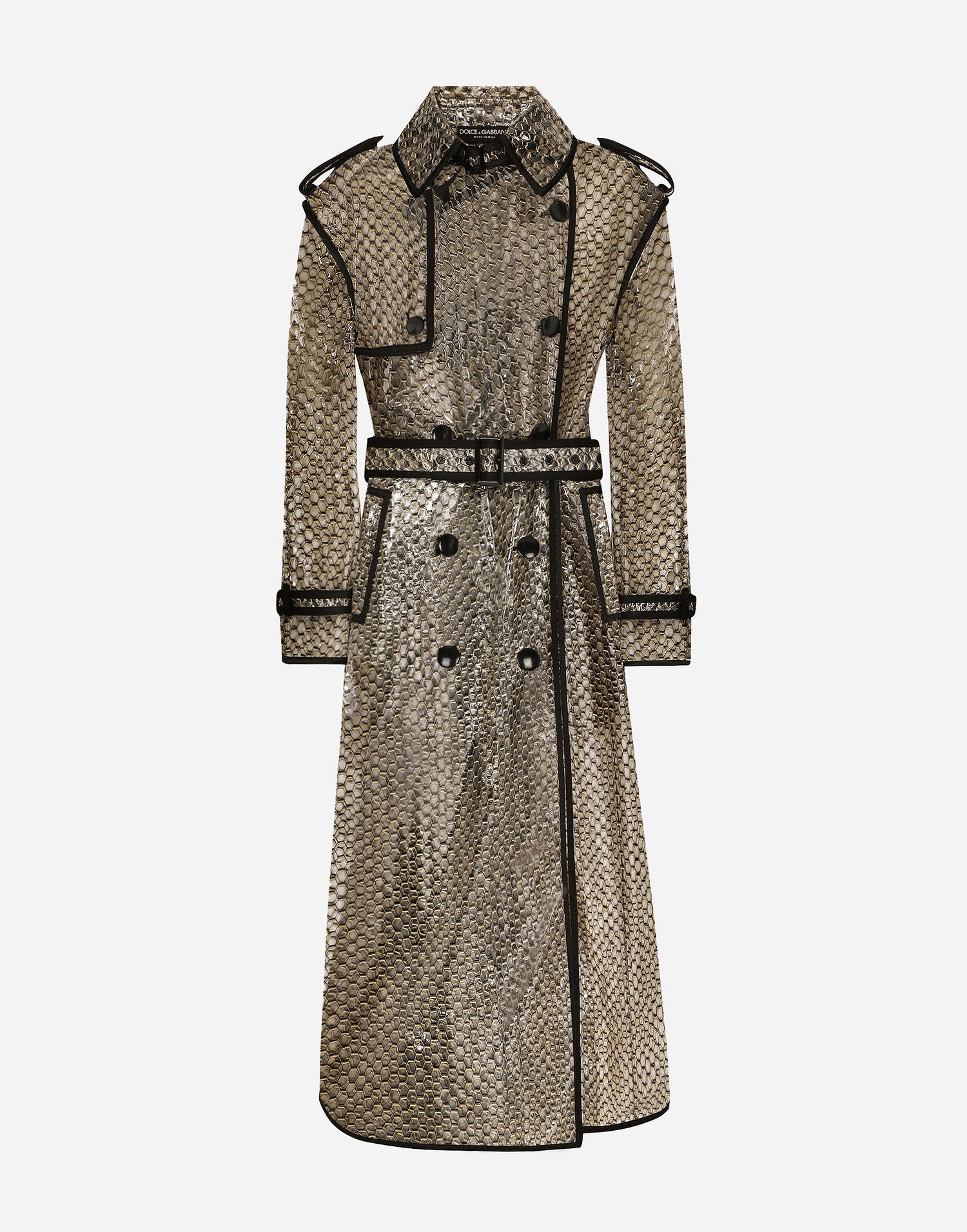 Trenčkot Dolce & Gabbana Trench Coat Long Multicolor Rôznofarebný | F0D1HTFIM30S0995, 0