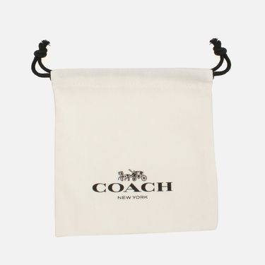 Tote bag Coach Quilted Logo Huggie Earrings Biela | 37341903GLD230, 0