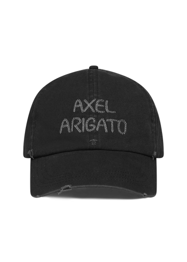 Šiltovka AXEL ARIGATO Distressed Chain Stitch Cap Čierna | X3554002, 1