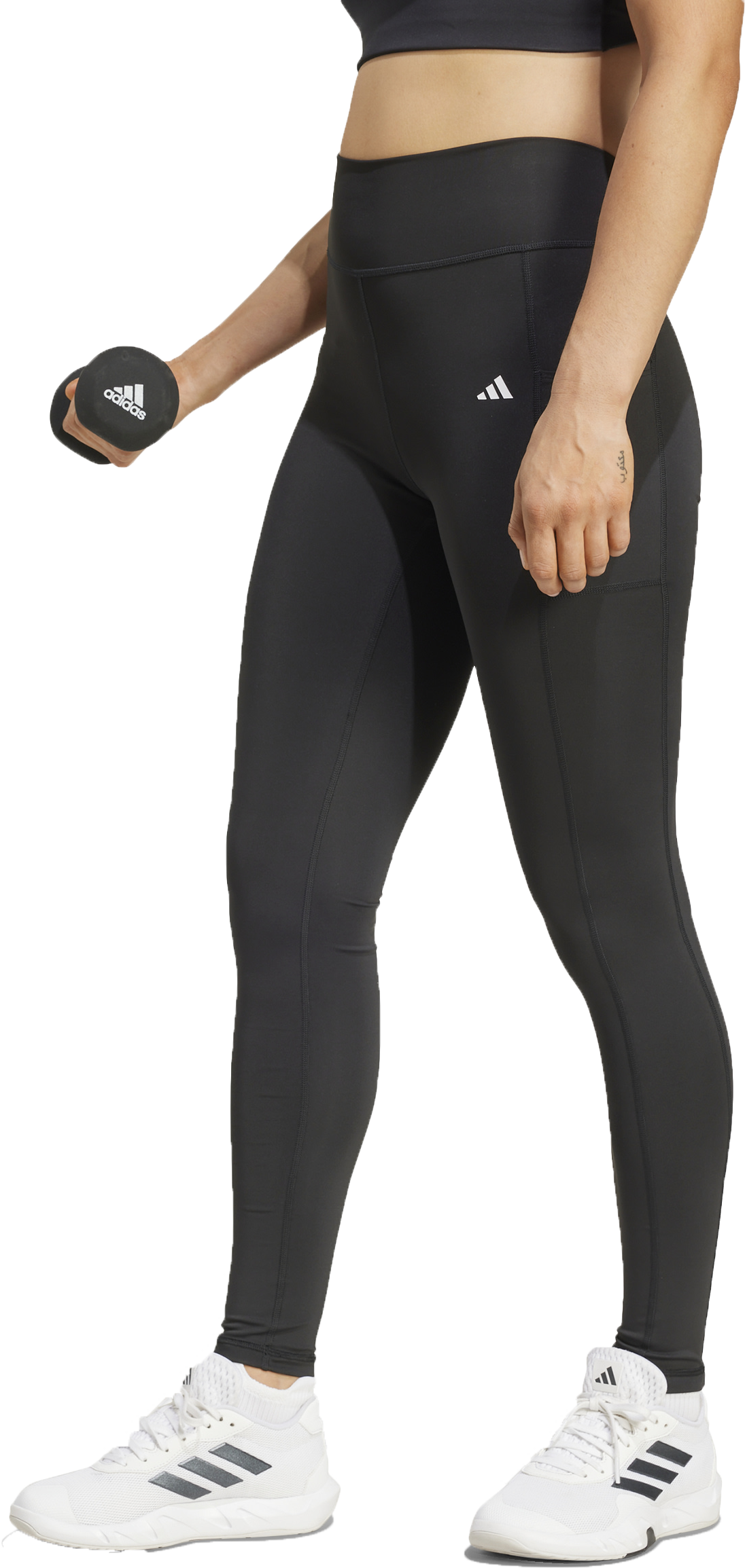 Legíny adidas Originals OPT ST HR 1/1 Training Leggings Čierna | iq2688, 0