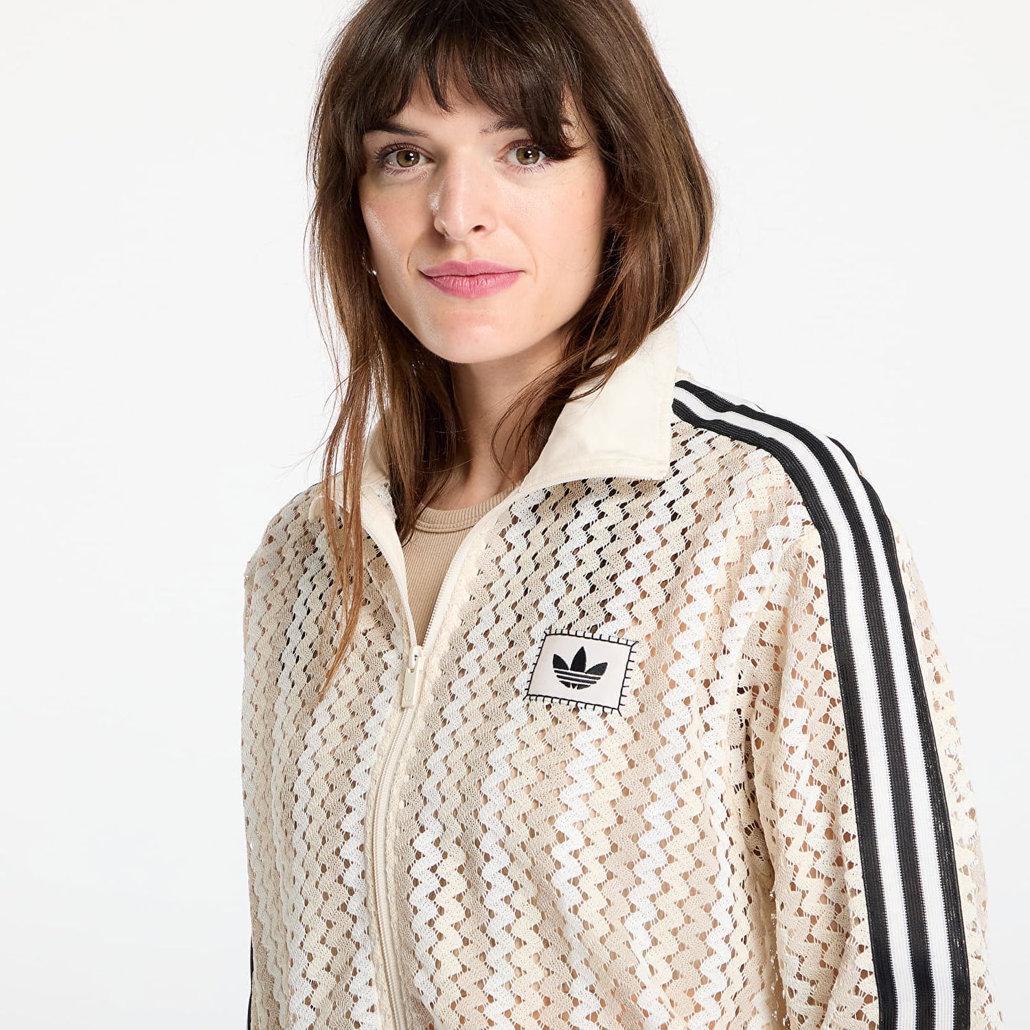 Bunda adidas Originals adidas Originals Summer Glow Firebird Track Jacket Béžová | KC0749, 1