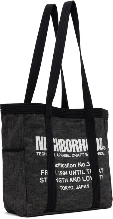 Tote bag Neighborhood Denim Tote Čierna | 252TQNH-CG03, 1