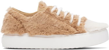 Tenisky a topánky Marni Marni Kids Faux-Fur Béžová | 82034, 0