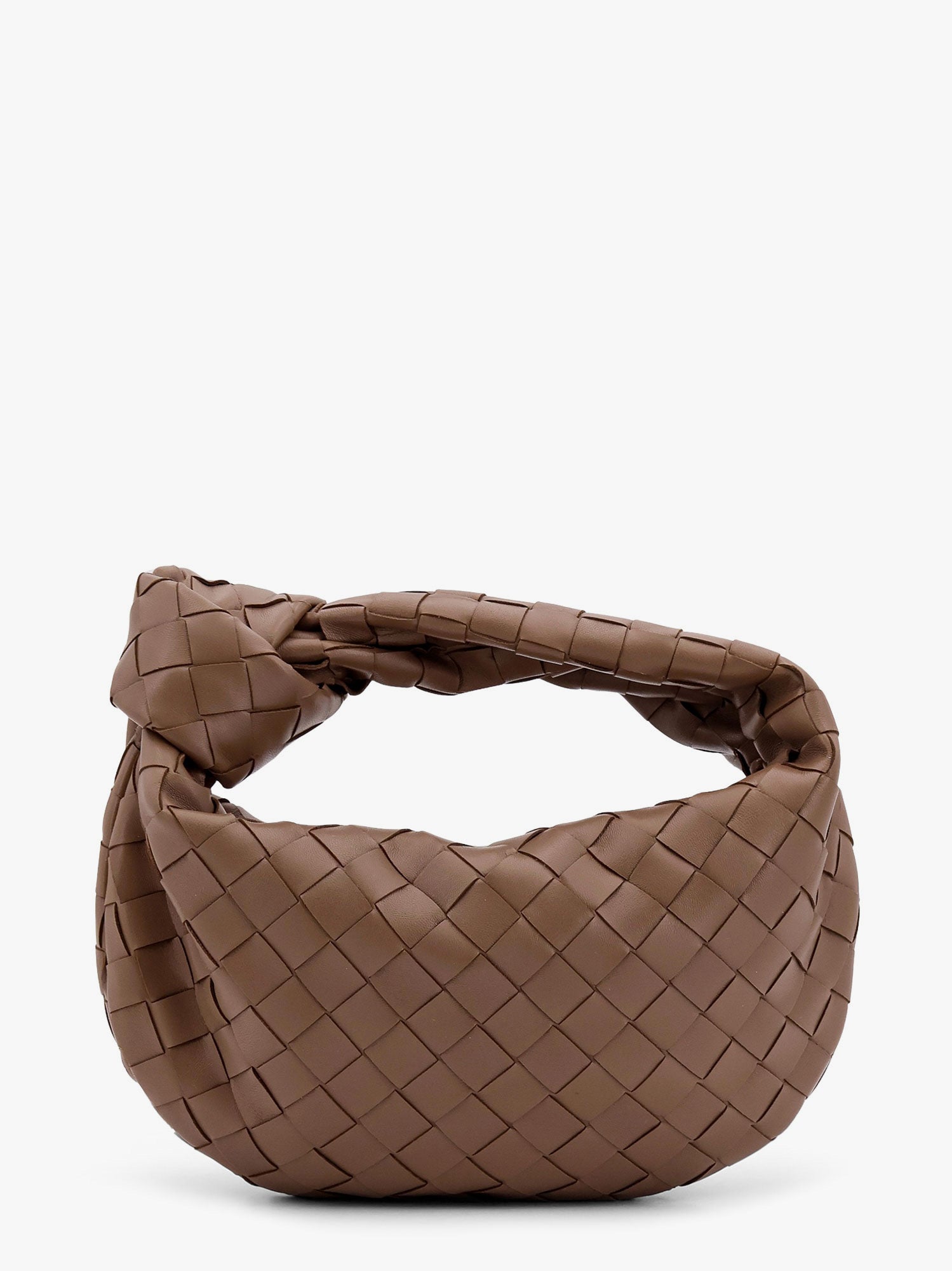 Kabelka Bottega Veneta Jodie Mini Knotted Intrecciato Leather Bag - Bottega Veneta Hnedá | 651876VCPP52355, 0