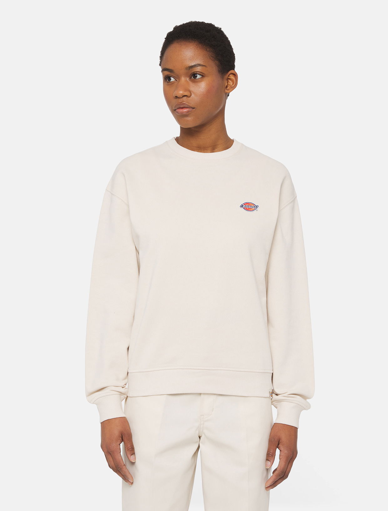 Mikina Dickies Millersburg Sweatshirt Béžová | 0A4YQD, 0