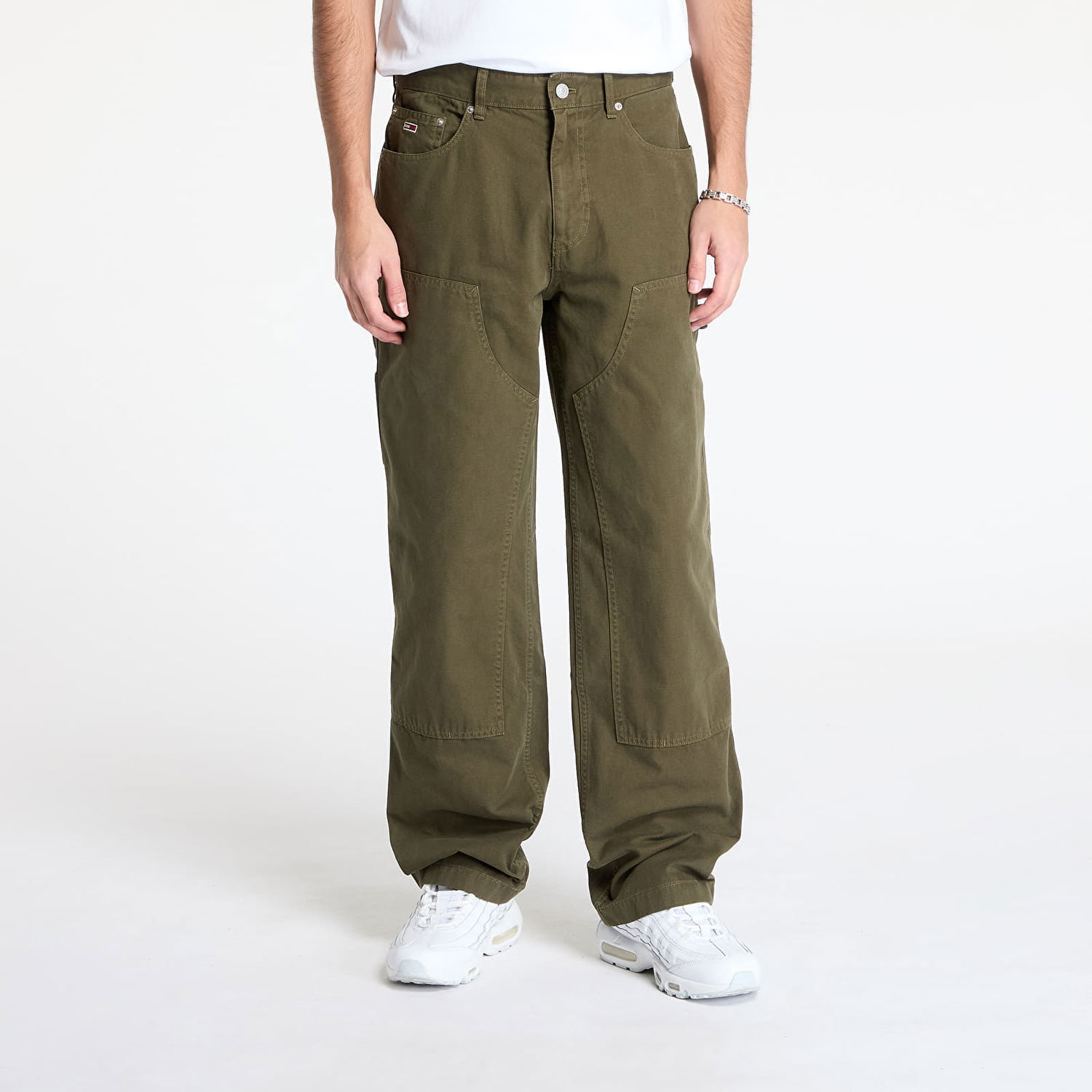 Cargo nohavice Tommy Hilfiger Tommy Jeans Jaimie Carpenter Pants W31/L32 Zelené | DM0DM21139 M12, 0