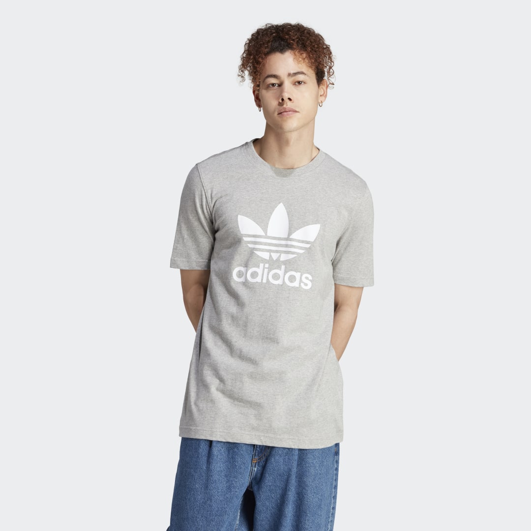 Tričko adidas Originals Adicolor Classics Trefoil Tee Šedá | IM4504, 0