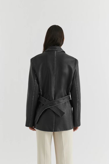 Bunda AXEL ARIGATO Attic Blazer Čierna | A2113001, 3