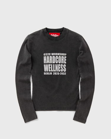 Tričko 032C WORKSHOP HARDCORE WELLNESS Tight Longsleeve Čierna | F25-WRC-0285-050, 2