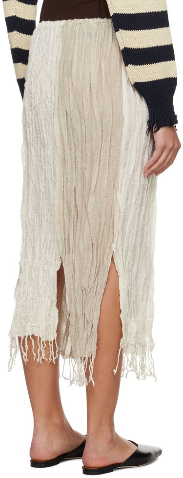Sukňa Baserange Baserange Maxi Two Tone Skirt Béžová | SKSC-SI-SP24, 2