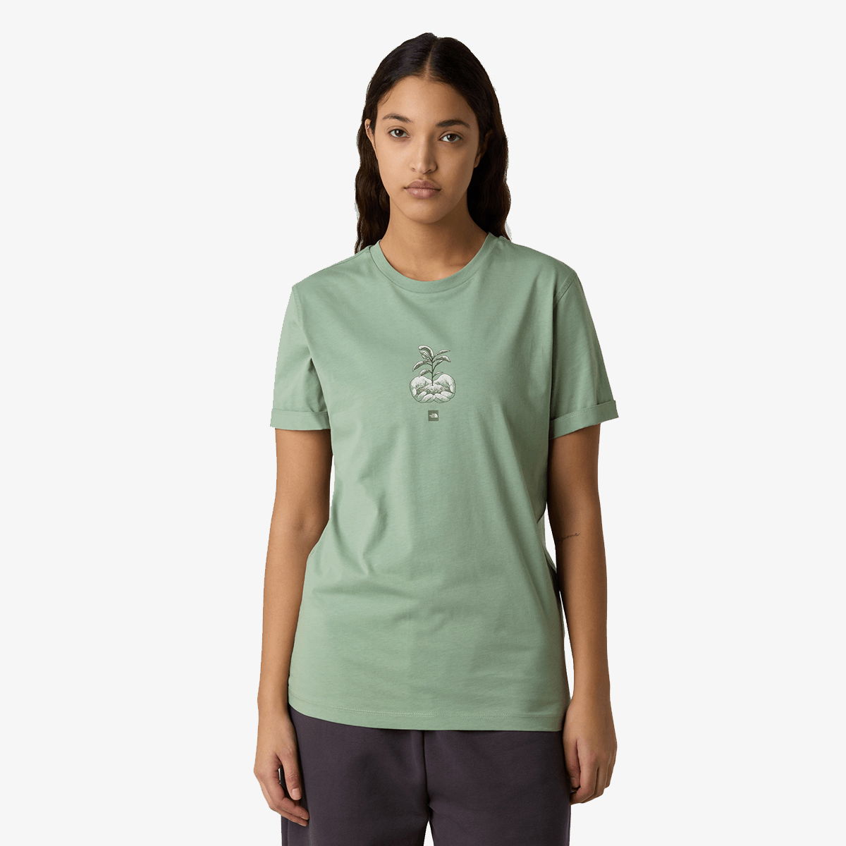 Tričko The North Face The North Face Connect Relaxed Graphic Short Sleeve T-Shirt Zelené | NF0A8E41BQ11, 1