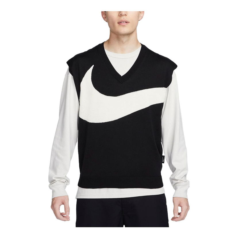 Sveter Nike Swoosh Sweater Vest Čierna | FD2874-010
