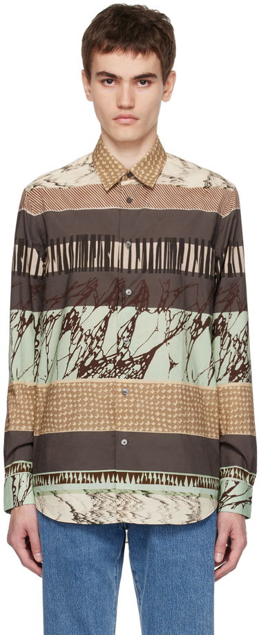 Košeľa Paul Smith Paul Smith Printed Shirt Hnedá | M1R-901U-L02073, 0