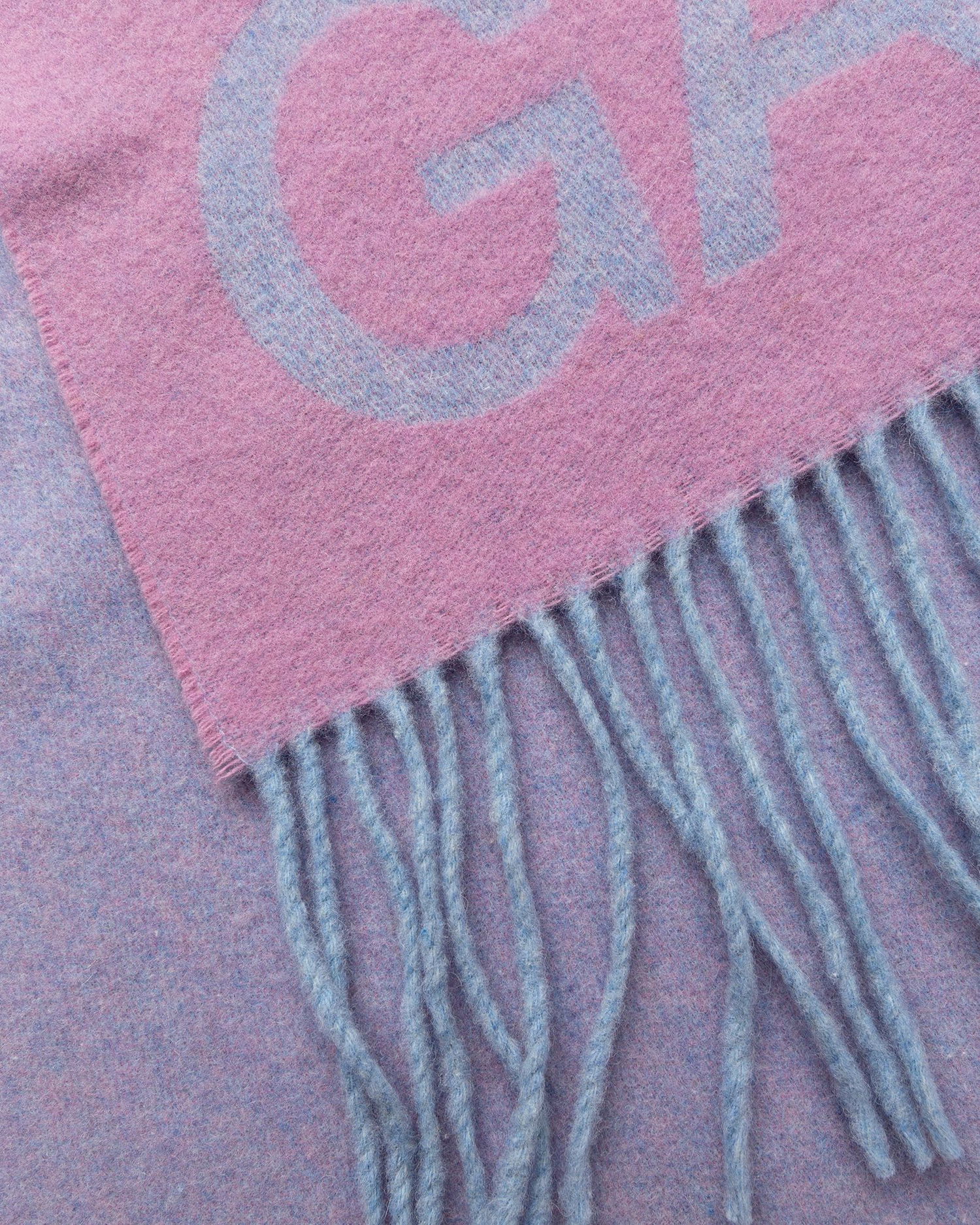 Šál GANNI Fringed Wool Scarf Ružová | A6200-733, 1