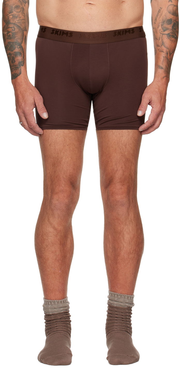 Boxerky SKIMS Stretch Boxer Briefs, Three-Pack Šedá | BO-BBR-5630M, 1