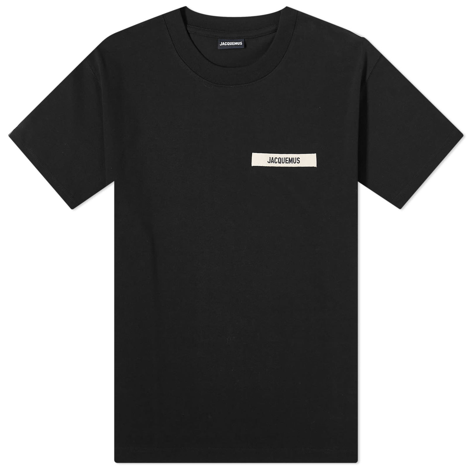 Tričko Jacquemus Gros Grain Logo T-Shirt Čierna | 24E245JS208-2125-990, 0