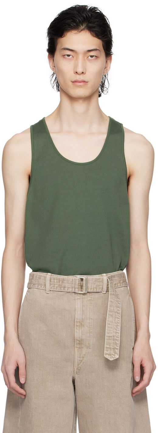 Tielko LEMAIRE Scoop Neck Tank Top Zelené | TO1180 LJ1016, 0