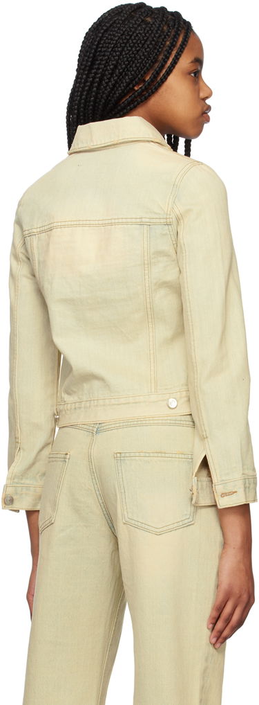 Bunda We11done Faded Denim Jacket Žltá | WD-DJ1-23-371-W-BG, 2