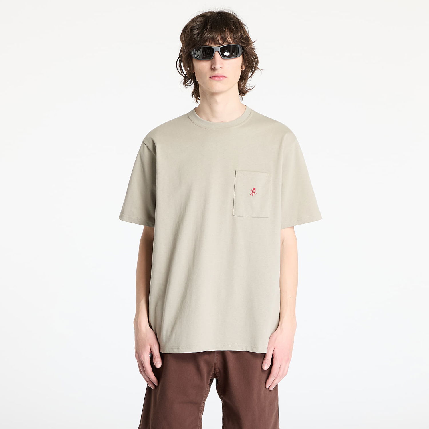 Tričko GRAMICCI Gramicci One Point Tee Béžová | G304-OGJ KHAKI, 0