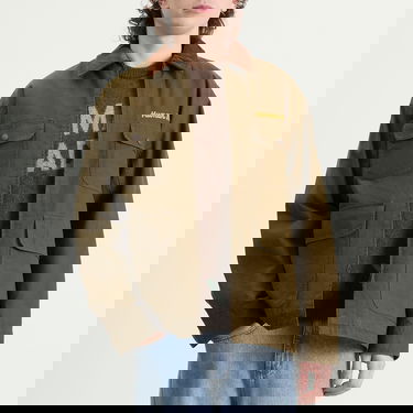 Bunda Human Made Hunting Jacket with Corduroy Collar and Utility Pockets Zelené | HM30JK021-OLV, 2