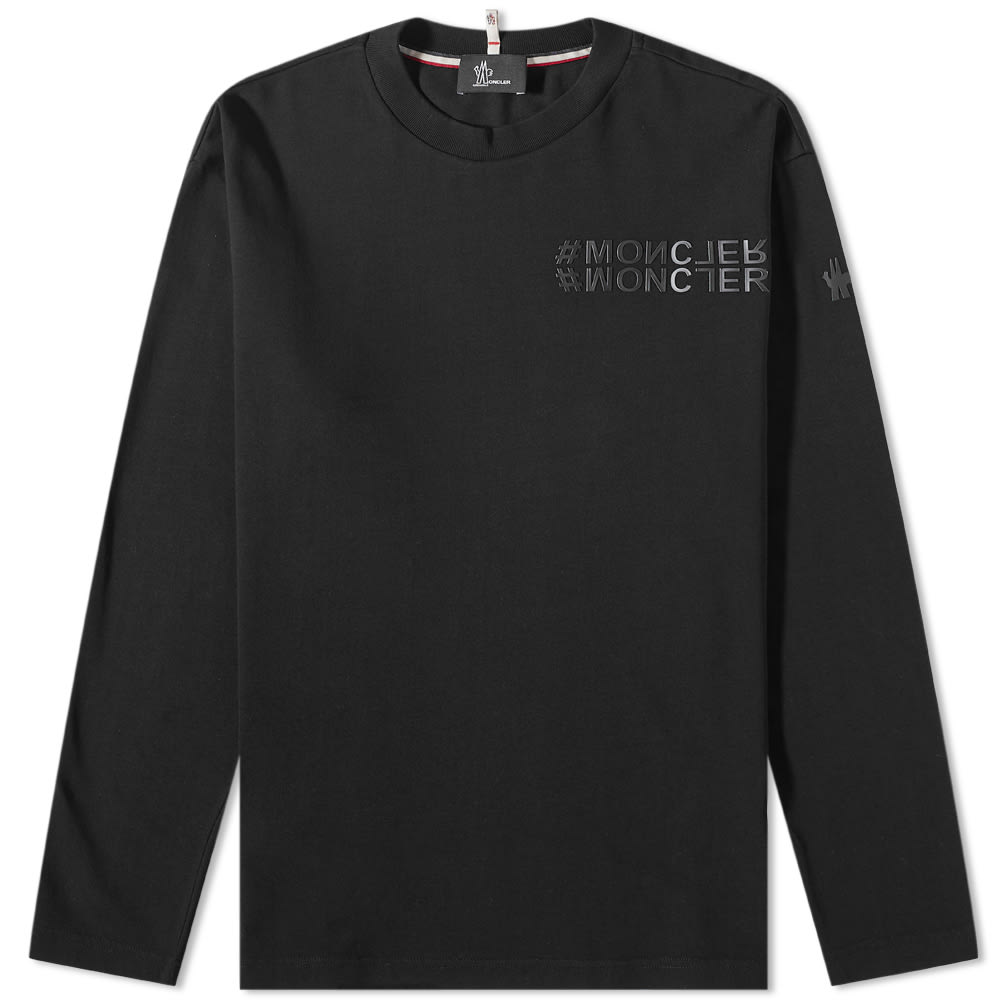 Tričko Moncler Grenoble Tonal Logo Tee Čierna | 8D000-01-83927-999, 0