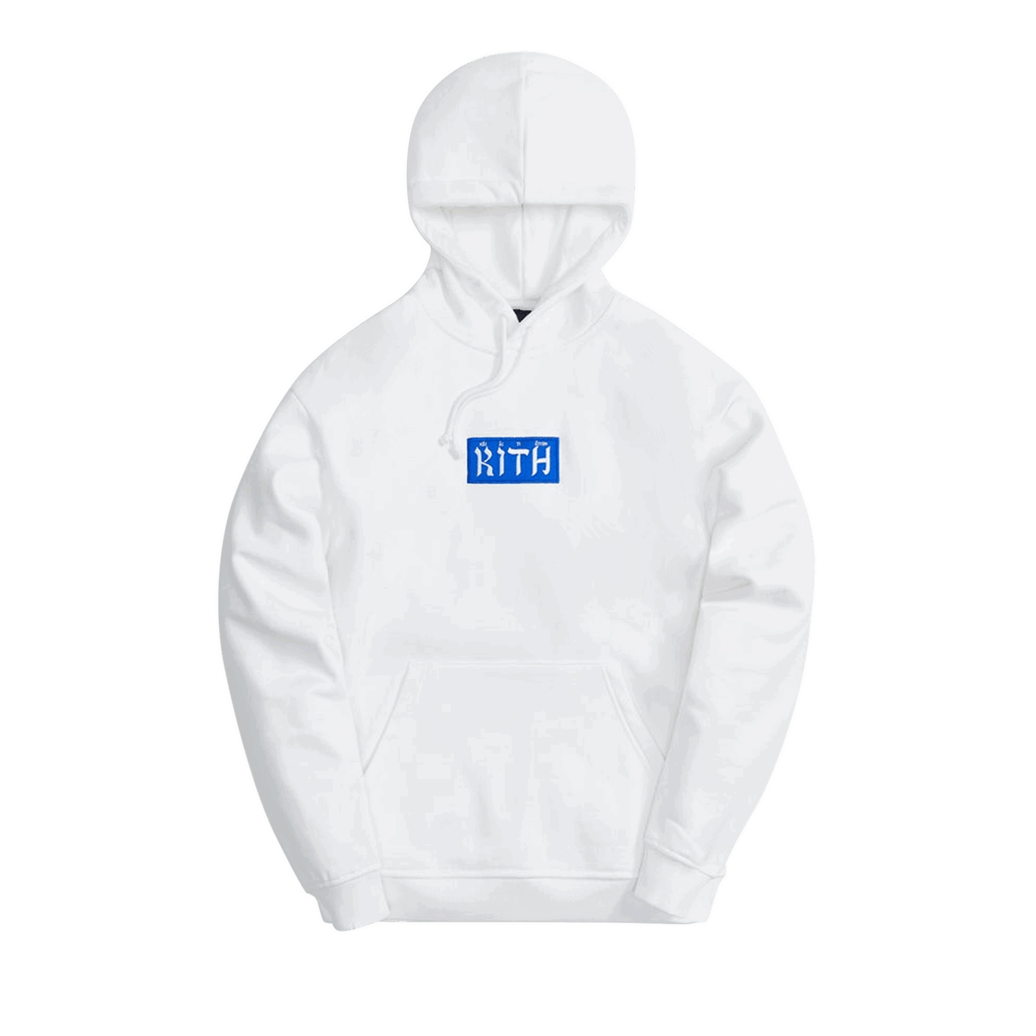 Mikina KITH Hebrew Script Hoodie Biela | KHM030261 101, 0