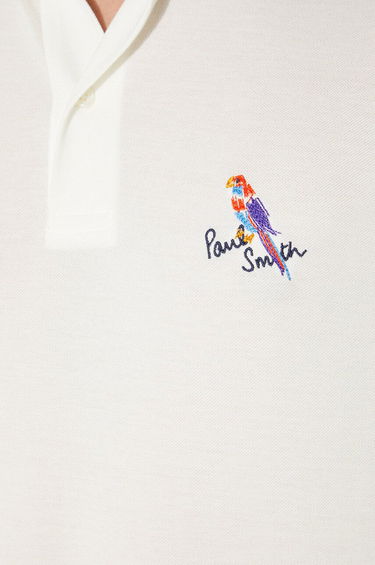 Polo tričko Paul Smith Paul Smith Applique Detail Polo Shirt Biela | M1R.698P.NP4722, 5