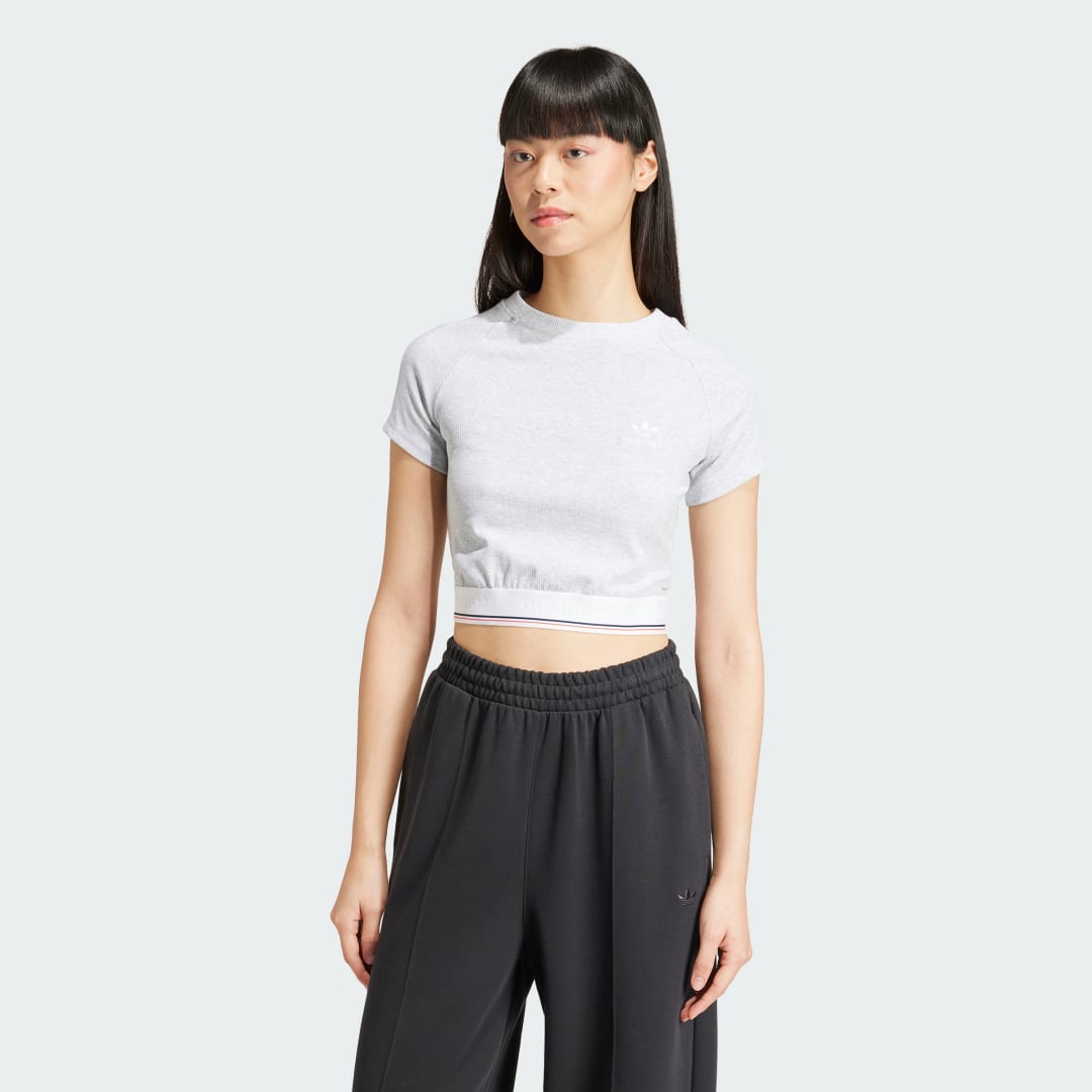 Tričko adidas Performance Tape Waistband Biela | IS2318, 0