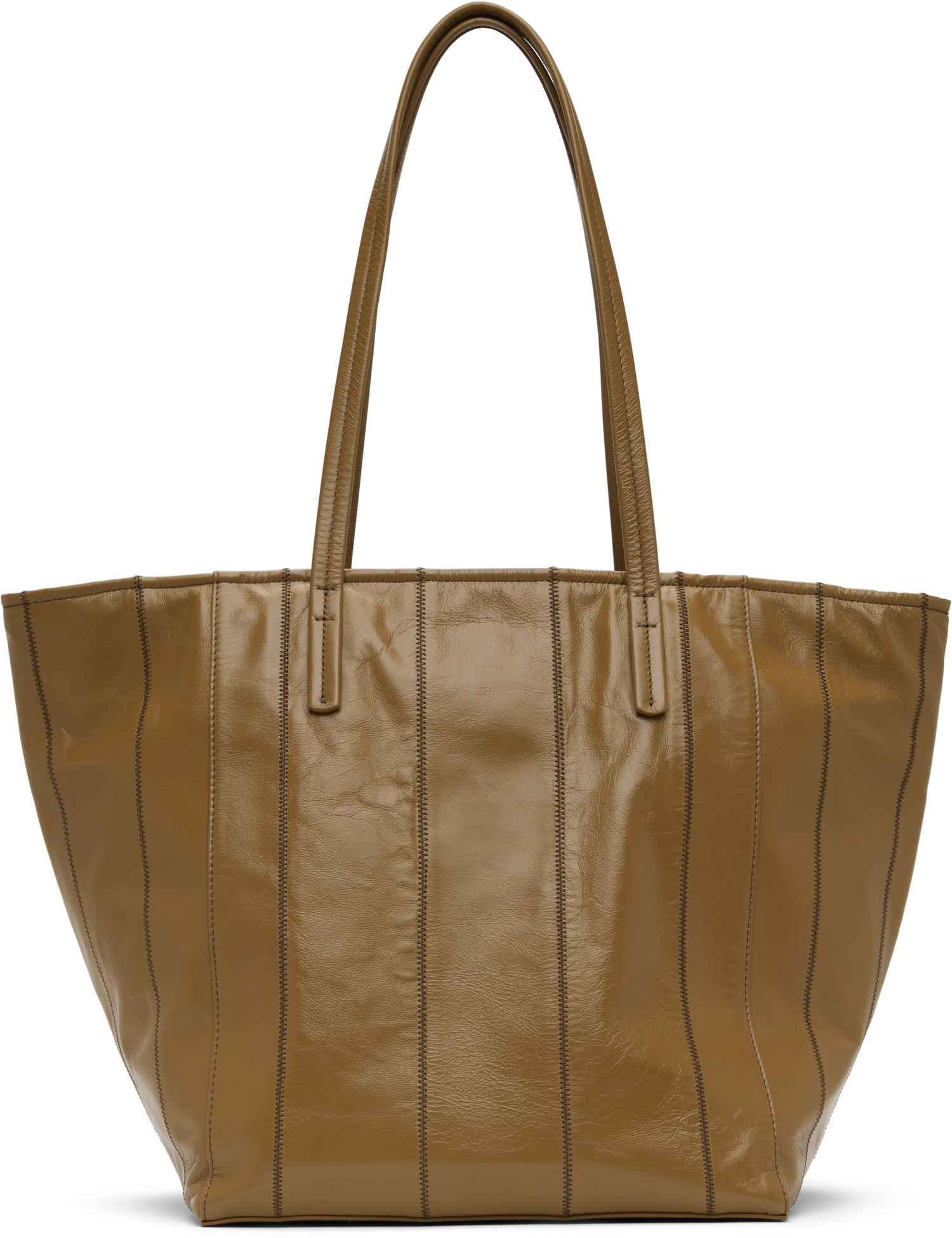 Tote bag BY FAR BY FAR Club Leather Tote Hnedá | MWBTT001LL031BR044PA, 0