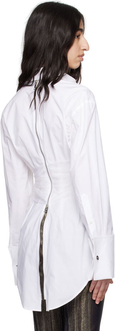 Košeľa Jean Paul Gaultier Jean Paul Gaultier Long Draped Shirt Biela | 25/34-F-CH082-C071-01, 2