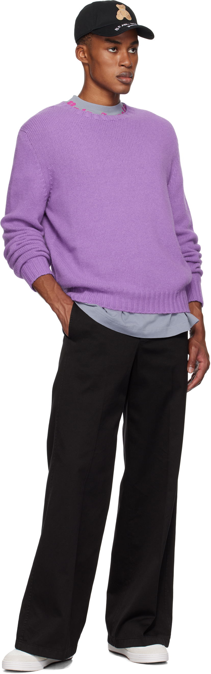 Šiltovka Palm Angels Baseball Cap Čierna | PMLB108F24FAB0011060