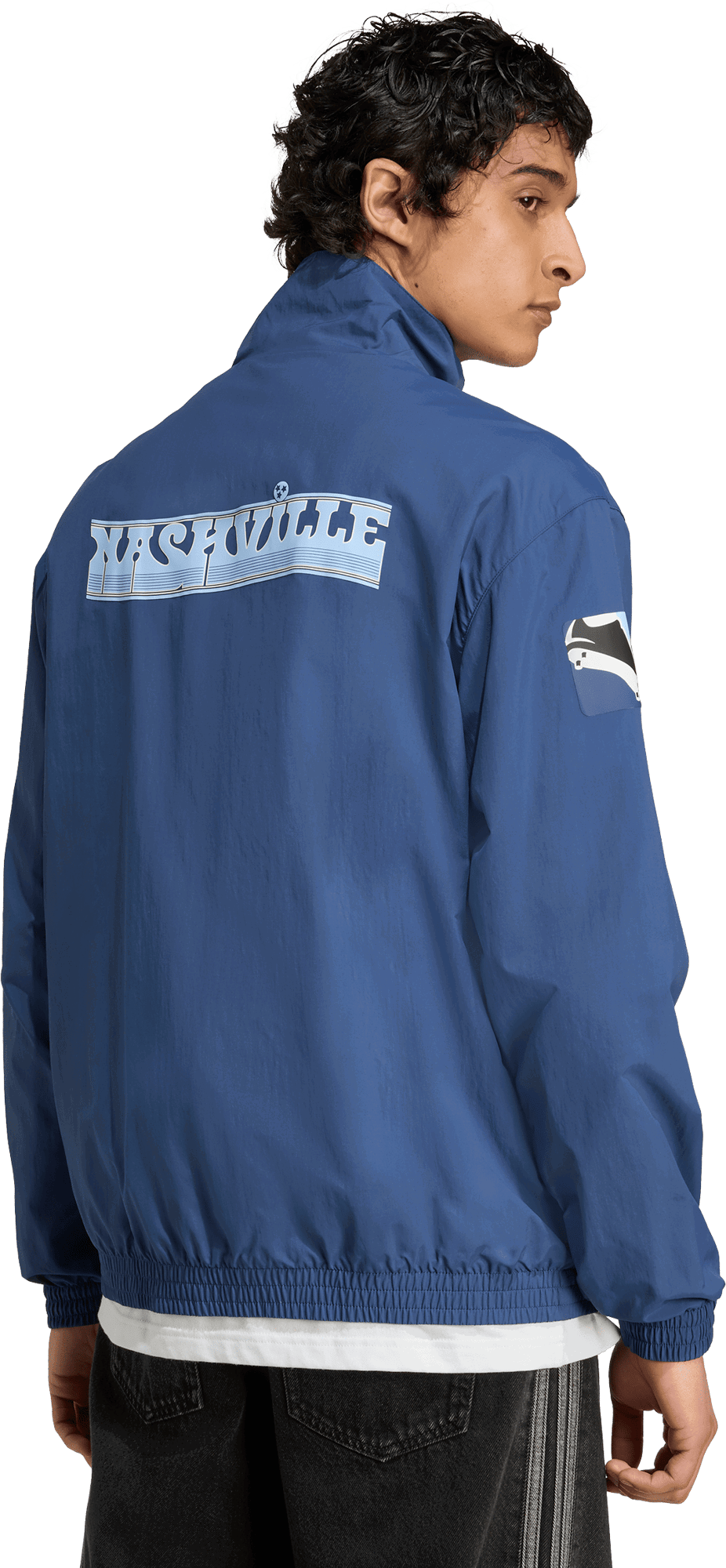 Bunda adidas Originals Nashville SC Anthem Jacket Modrá | jm5024, 1
