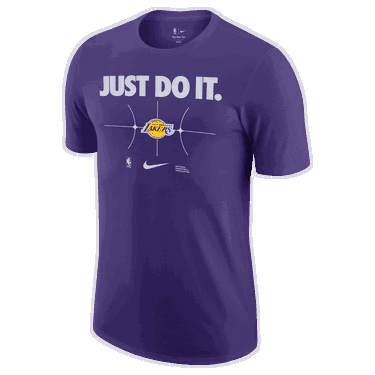 Tričko Nike LAL M NK ES NBA JDI SS TEE Fialová | FQ6282-504, 2