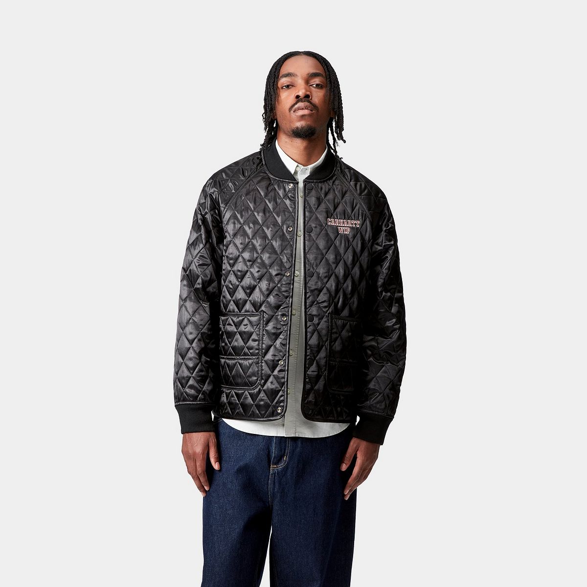 Bunda Carhartt WIP Quilted Liner Jacket Čierna | I035146_4, 0
