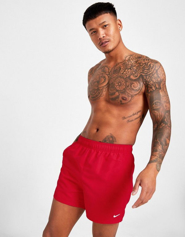 Plavky Nike Swim Shorts Essential 5 Inch Červená | NESSA560-614