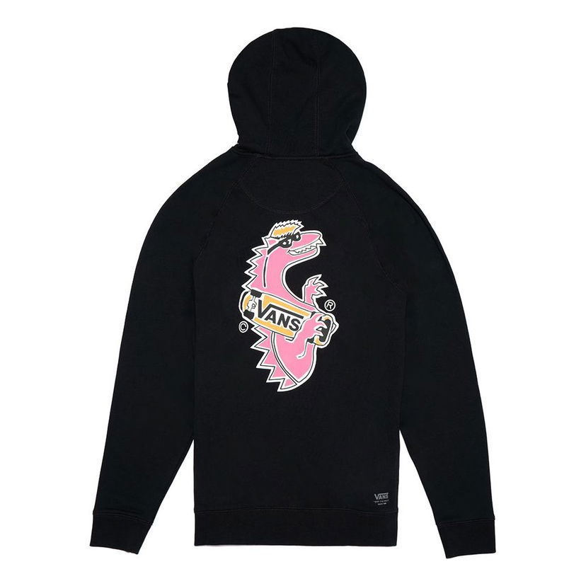 Mikina Vans Street Style Dinosaur Graphic Print Long Sleeve Hoodie Čierna | VN0A3H5MTT0