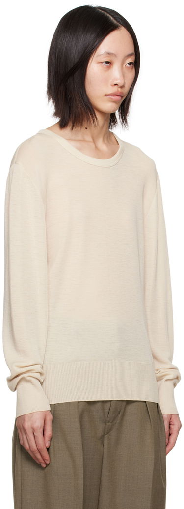 Sveter LEMAIRE Lemaire Crewneck Sweater Béžová | TO1100 LK1011, 1