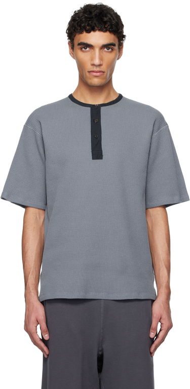 Tričko NANAMICA Nanamica Henry Neck Thermal Sweat Henley Šedá | S25SH104U, 0